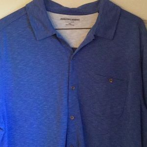 XXL JOHNSTON & MURPHY blue button down